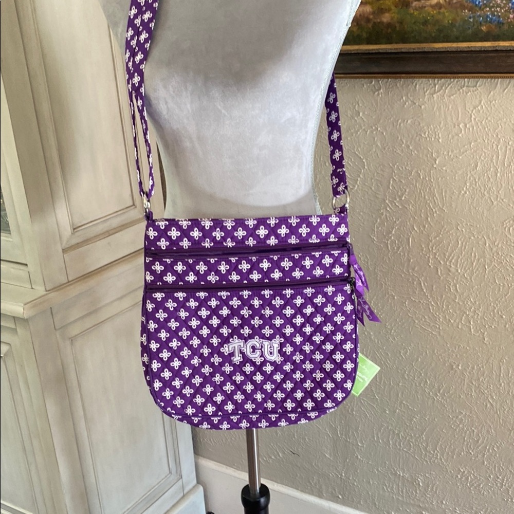 Vera Bradley Purple Floral Crossbody Bag